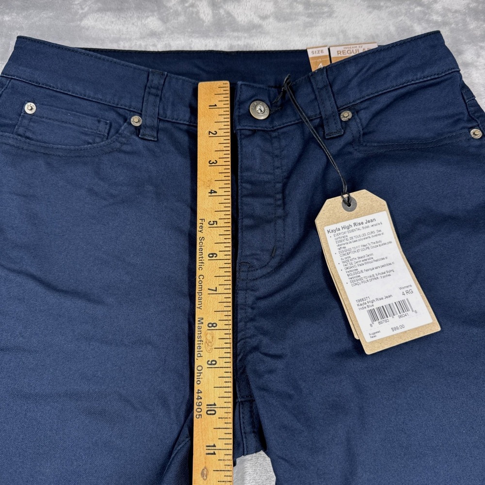 PRANA Kayla High Rise Jean Women 4 RG Indie Blue Stretch Organic Denim NWT - Picture 7 of 10